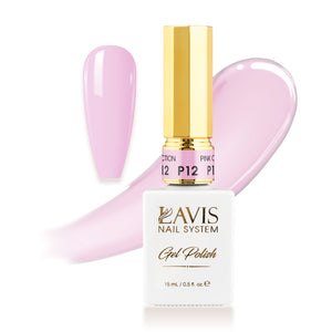 LAVIS P12 - Gel Polish 0.5 oz - Pink Collection