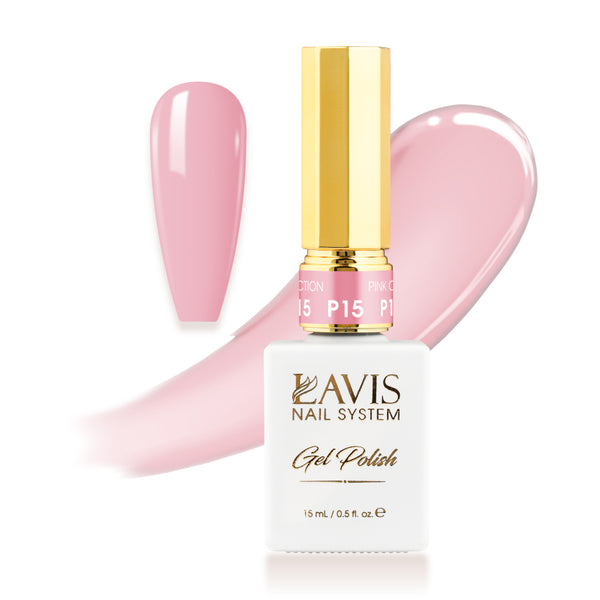 LAVIS P15 - Gel Polish 0.5 oz - Pink Collection