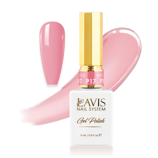 LAVIS P17 - Gel Polish 0.5 oz - Pink Collection