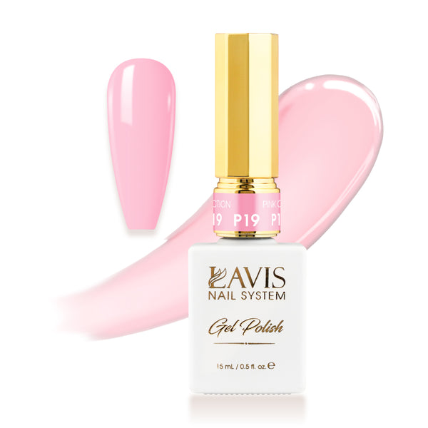 LAVIS P19 - Gel Polish 0.5 oz - Pink Collection