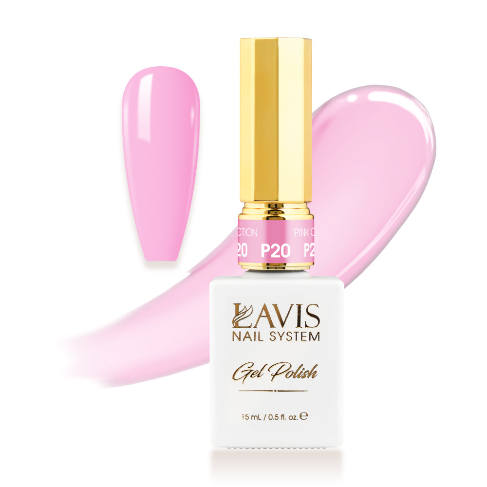 LAVIS P20 - Gel Polish 0.5 oz - Pink Collection