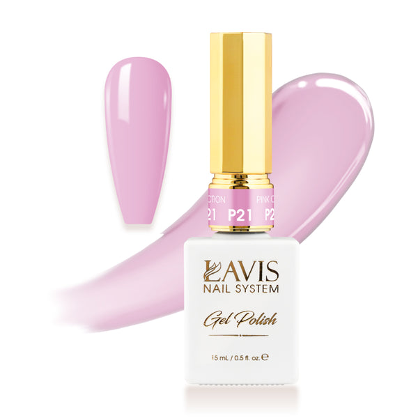 LAVIS P21 - Gel Polish 0.5 oz - Pink Collection