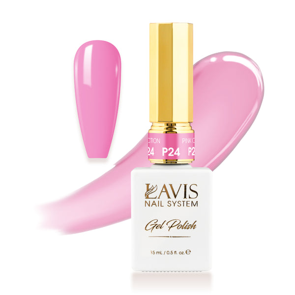 LAVIS P24 - Gel Polish 0.5 oz - Pink Collection