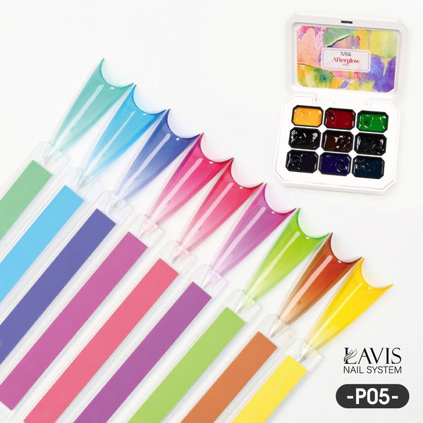 LAVIS Pat Pat Gel - Ombre Gel Palette - Painting Gel