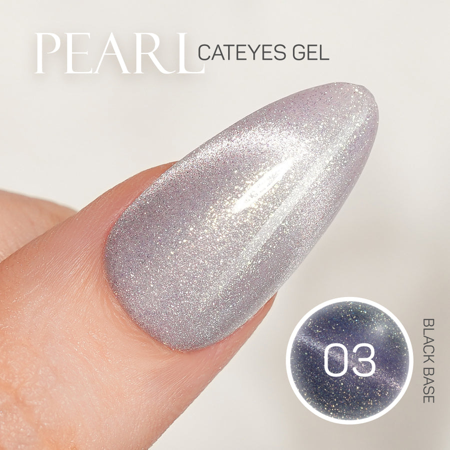 LDS 03 - Gel Polish 0.5 oz - Pearl Veil Cat Eyes