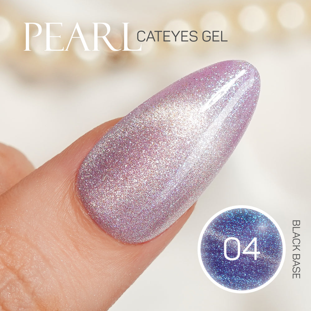 LDS 04 - Gel Polish 0.5 oz - Pearl Veil Cat Eyes