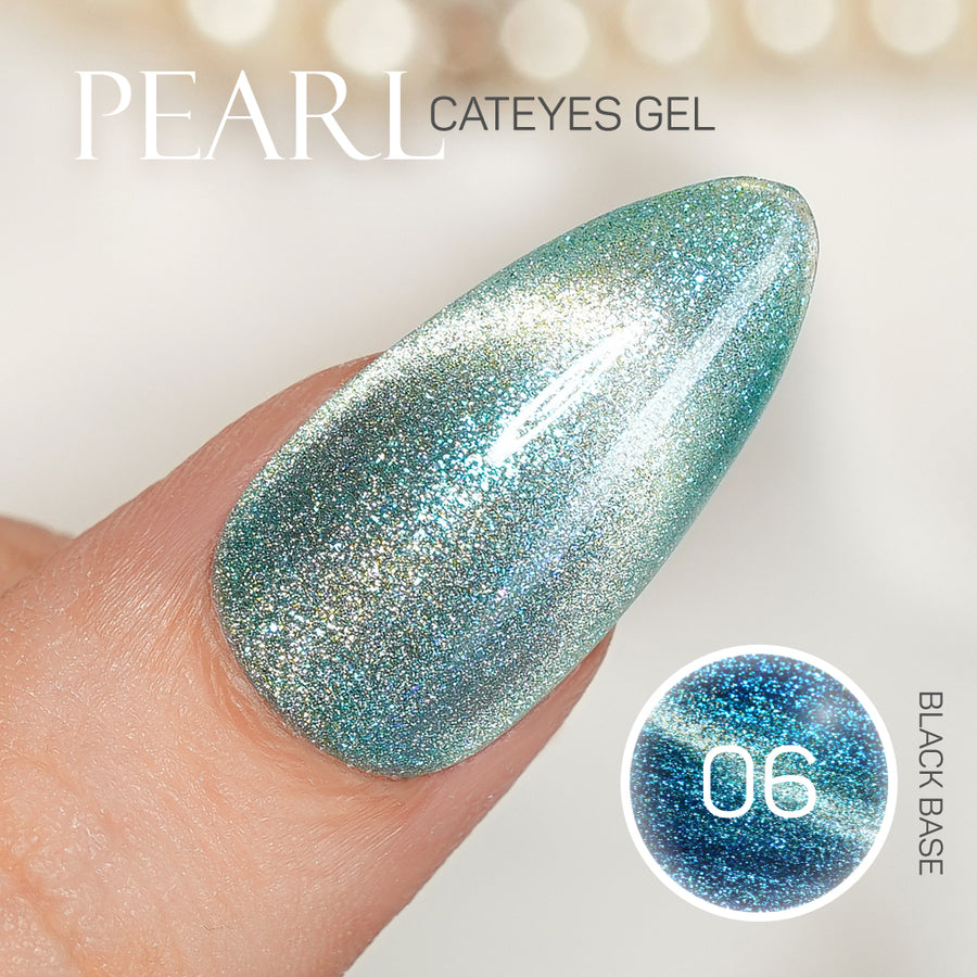 LDS 06 - Gel Polish 0.5 oz - Pearl Veil Cat Eyes