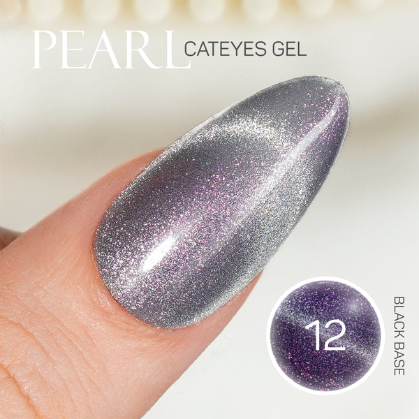 LDS 12 - Gel Polish 0.5 oz - Pearl Veil Cat Eyes