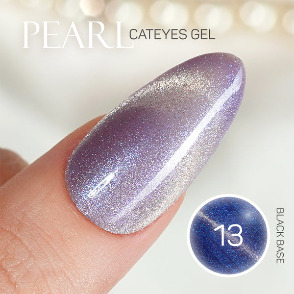 LDS 13 - Gel Polish 0.5 oz - Pearl Veil Cat Eyes