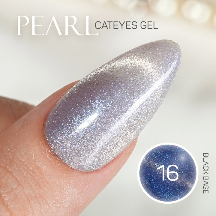 LDS 16 - Gel Polish 0.5 oz - Pearl Veil Cat Eyes