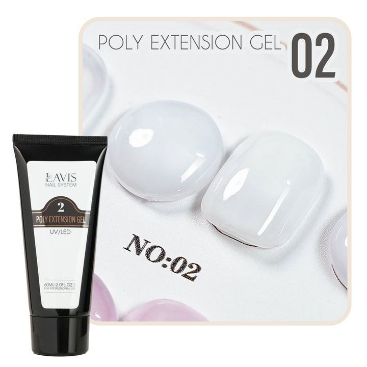 LAVIS Poly Extension Gel 2 UV/LED 60ml