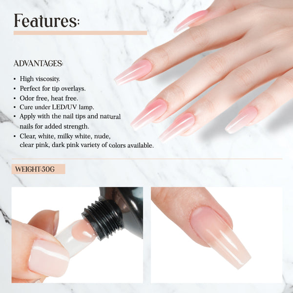 LAVIS NON STICKY NAIL EXTENSION POLY GEL 16