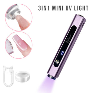 Classy Nail 3in1 Mini UV Light - Purple