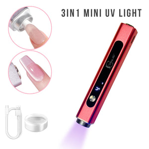 Classy Nail 3in1 Mini UV Light - Red