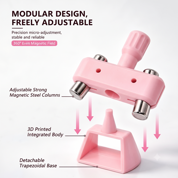 360° Rotating Gyroscope Magnet - Pink