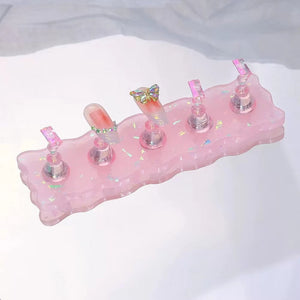 Aurora Nail Stand Pink