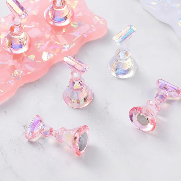 Aurora Nail Stand Pink
