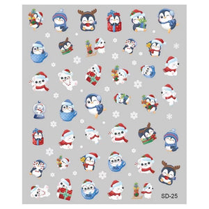 3D Winter Nail Art Stickers SD25