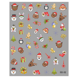 3D Winter Nail Art Stickers SD32