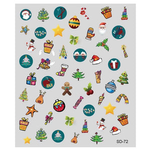 3D Winter Nail Art Stickers SD72