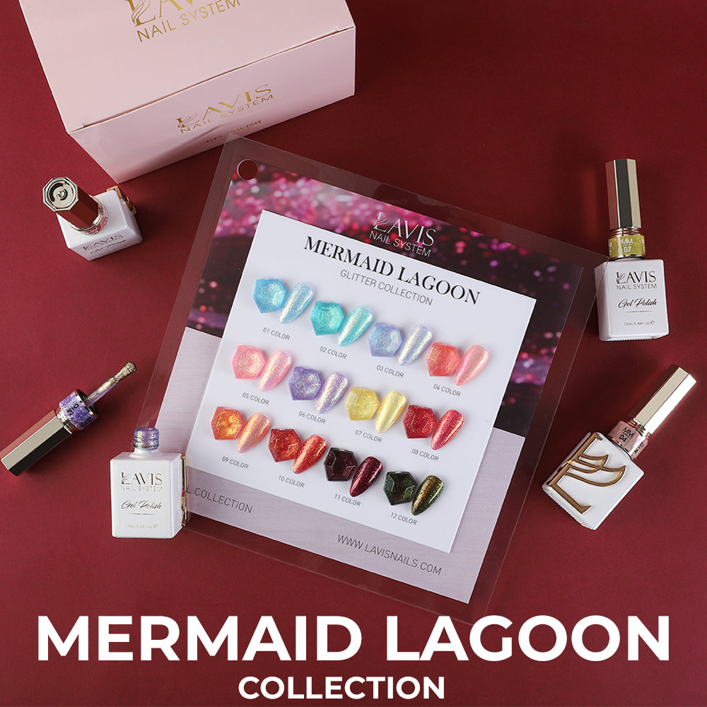 LAVIS Mermaid Lagoon Glitter Collection