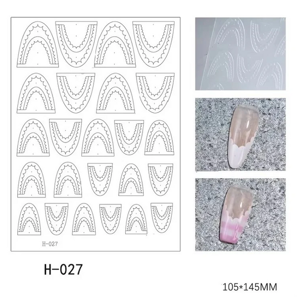 Nail Sticker Stencils