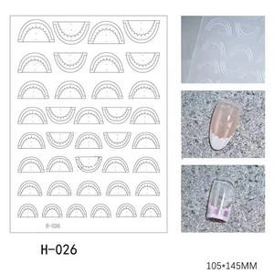 Nail Sticker Stencils