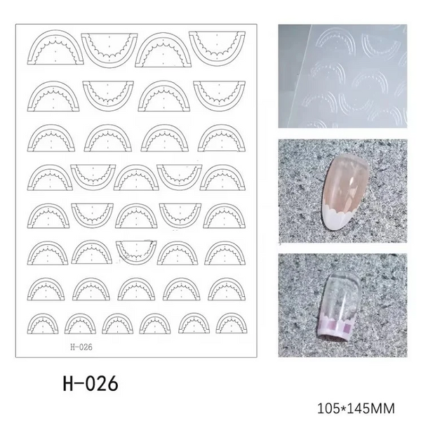 Nail Sticker Stencils