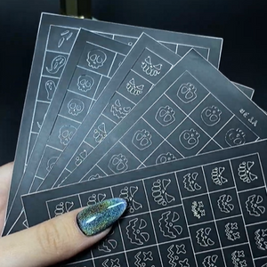 Halloween Nail Sticker Stencil