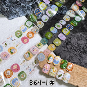 Nail Transfer Foil 1 - Spring Flower & Pattern - M364