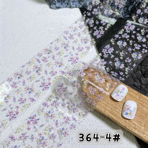 Nail Transfer Foil 1 - Spring Flower & Pattern - M364