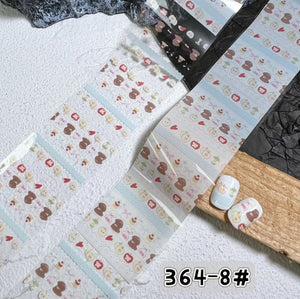 Nail Transfer Foil 1 - Spring Flower & Pattern - M364