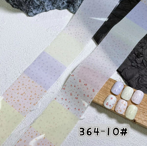 Nail Transfer Foil 1 - Spring Flower & Pattern - M364