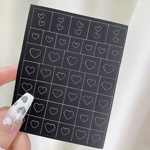 Stencil Nail Stickers