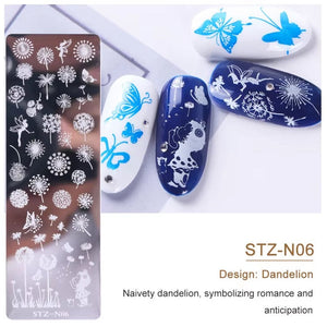 Nail Art Templates STZ-N06