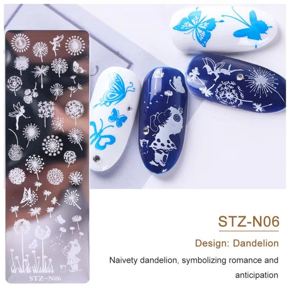 Nail Art Templates STZ-N06