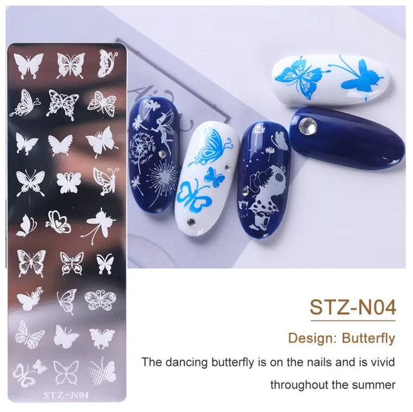 Nail Art Templates STZ-N04