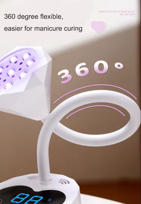 Flash Gel Cure mini UV Led Nail Lamp 27W