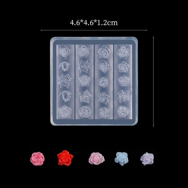 3D Nail Charm Mold 10 - Flower