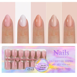 Press On Nails 150pcs/box - Short Almond 07