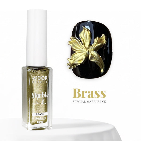 A'DOR Metallic Marble Ink 10ml - Brass