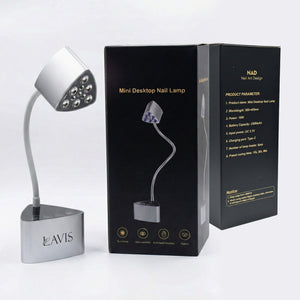 LAVIS Mini Desktop Nail Lamp - Silver