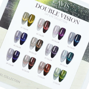 LAVIS Cat Eyes CE16 - Set 12 - Gel Polish 0.5 oz - Double Vision Collection