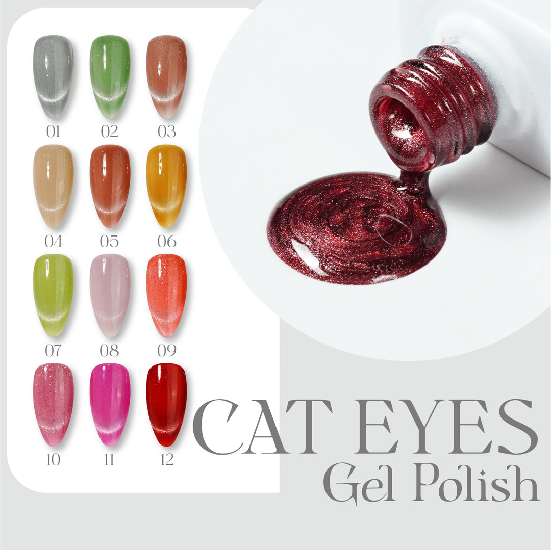 LAVIS Cat Eyes CE1 - 02 - Gel Polish 0.5 oz - Cozy Cashmere Collection