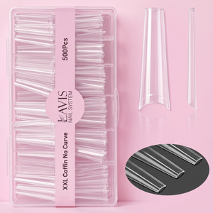Lavis - XXL Coffin No Curve - Clear - 500 Pcs