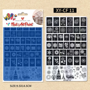 Nail Printing Steel Plate XY-CF11 - Holiday