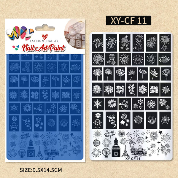 Nail Printing Steel Plate XY-CF11 - Holiday