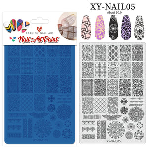 Nail Printing Steel Plate XY05 - Kaleidoscope