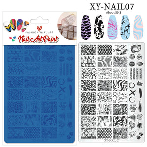 Nail Printing Steel Plate XY07 - Animal Print