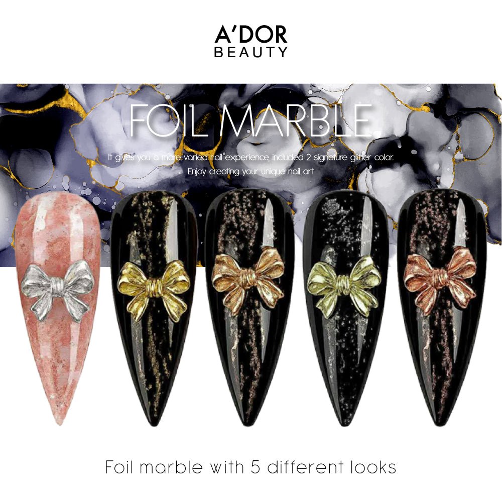 A'DOR Metallic Marble Ink 10ml - Set 5 Colors